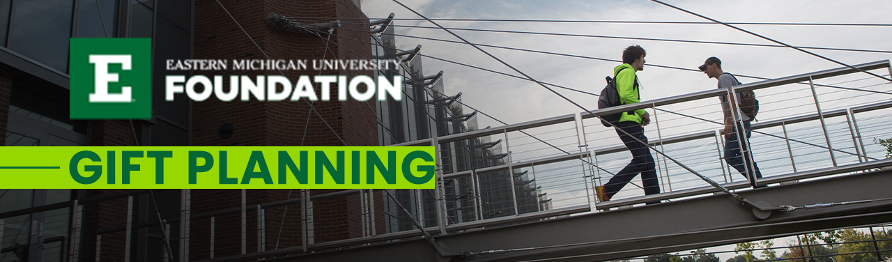 Eastern Michigan University Foundation enewsletter header graphic